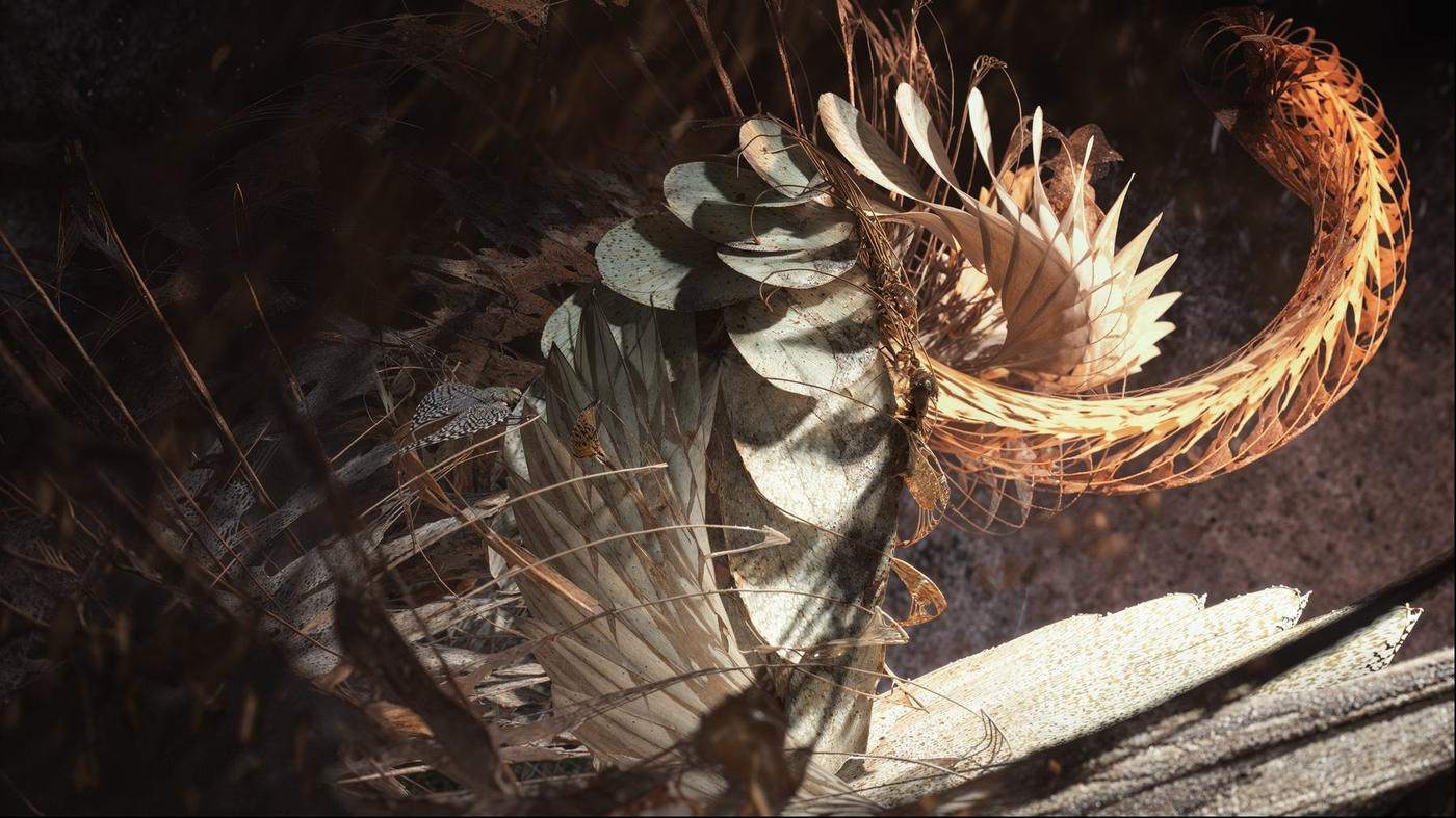 The Death of the Moth II, digital artwork by Alice Labourel